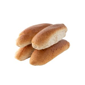 Wholemeal Spelt Hot Dog Rolls Pack of 4